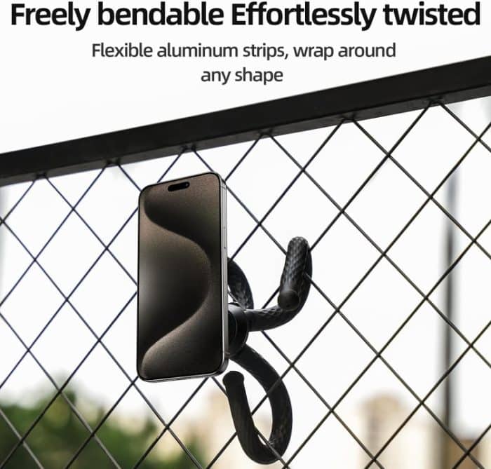 TELESIN P3-FM-02 Flexibles magnetisches Saug-Handy-Stativ Magsafe Octopus Desktop Feste Halterung – Bild 6