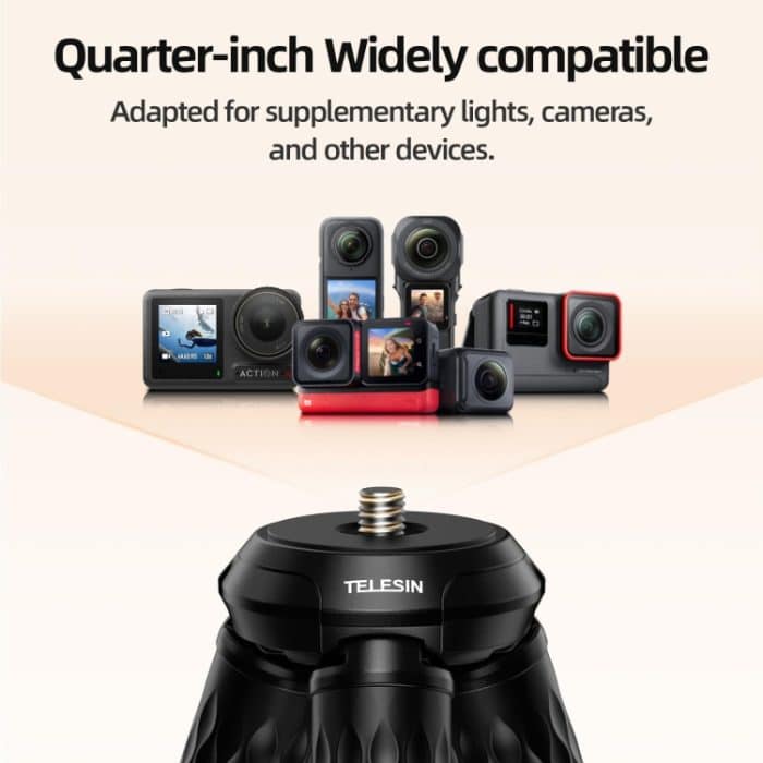 TELESIN P3-FM-02 Flexibles magnetisches Saug-Handy-Stativ Magsafe Octopus Desktop Feste Halterung – Bild 7