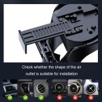 Auto-Getränkehalter, Klimaanlagensteckdose, multifunktionales Aufbewahrungsregal, Black Red LED Light, Black Silver LED Light, Black Red Ordinary, Black Silver Ordinary – Bild 8
