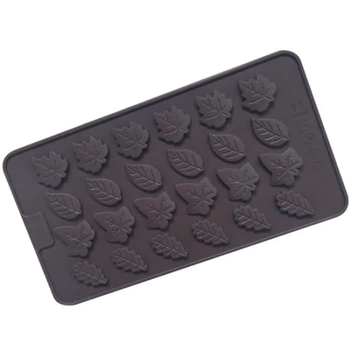 TBD0604901301A.jpg 24 Grids Baum Blatt Silikon Schokolade Form DIY Handgemachte Seife Form – Bild 1