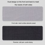 Sporthandtuch-Set für unterwegs, tragbar, schnelltrocknend, kaltes Handtuch mit Aufbewahrungstasche aus Silikonhülle, 30x90cm – Bild 5