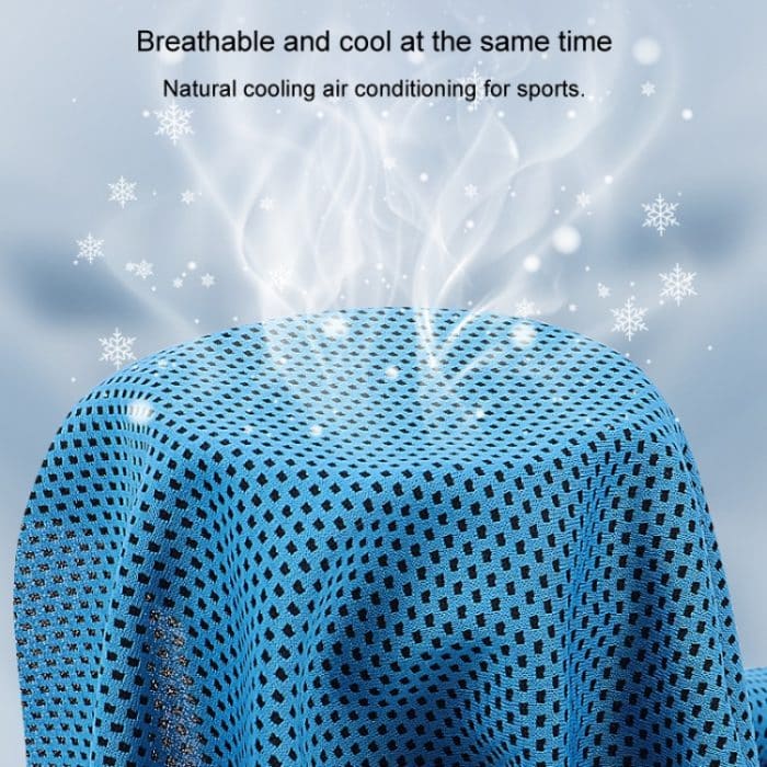 Sporthandtuch-Set für unterwegs, tragbar, schnelltrocknend, kaltes Handtuch mit Aufbewahrungstasche aus Silikonhülle, 30x90cm – Bild 8