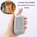 Sporthandtuch-Set für unterwegs, tragbar, schnelltrocknend, kaltes Handtuch mit Aufbewahrungstasche aus Silikonhülle, 30x90cm – Bild 10