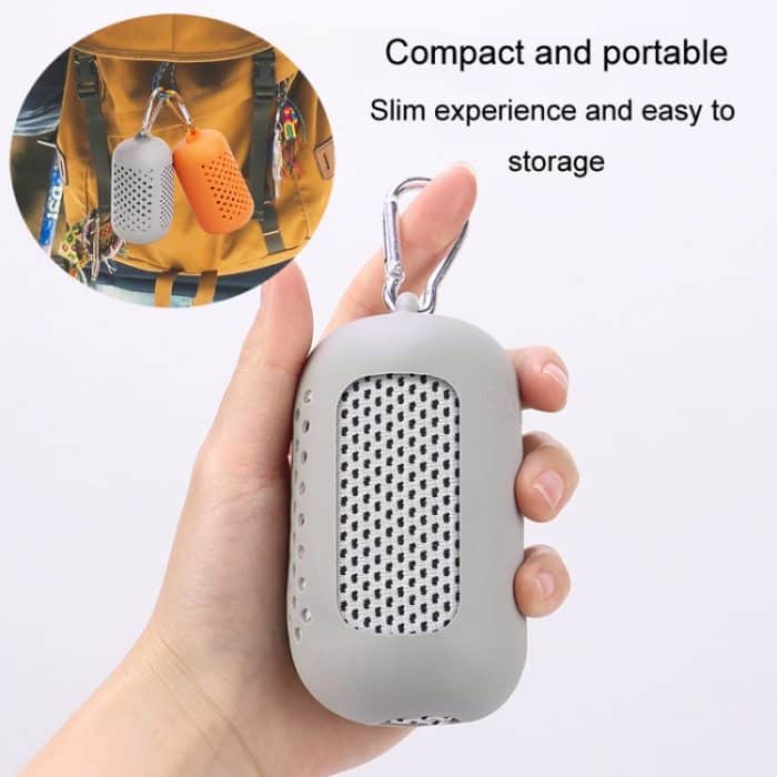 Sporthandtuch-Set für unterwegs, tragbar, schnelltrocknend, kaltes Handtuch mit Aufbewahrungstasche aus Silikonhülle, 30x90cm – Bild 10