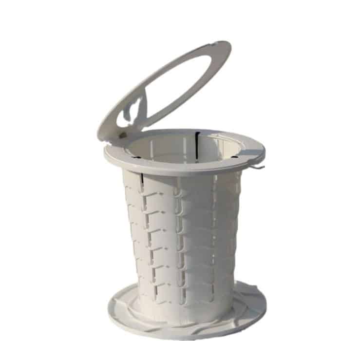 Einziehbarer, tragbarer Reisetoiletten-Klapphocker für den Außenbereich, Angeln, Camping, Ordinary White, Ordinary Black, With Light White, With Light Black – Bild 3