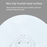 Einziehbarer, tragbarer Reisetoiletten-Klapphocker für den Außenbereich, Angeln, Camping, Ordinary White, Ordinary Black, With Light White, With Light Black – Bild 7