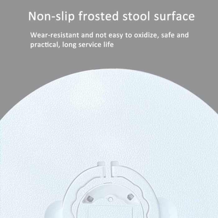 Einziehbarer, tragbarer Reisetoiletten-Klapphocker für den Außenbereich, Angeln, Camping, Ordinary White, Ordinary Black, With Light White, With Light Black – Bild 7