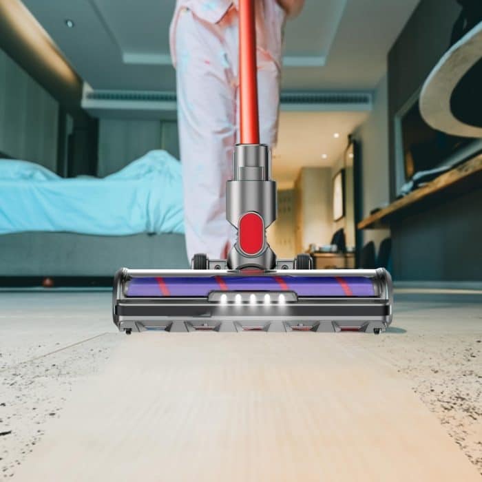 Für Dyson V7 V8 V10 V11 Staubsauger Motor Kopf Weichen Borsten Roller Pinsel Mit Licht – Bild 2