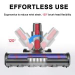 Für Dyson V7 V8 V10 V11 Staubsauger Motor Kopf Weichen Borsten Roller Pinsel Mit Licht – Bild 4