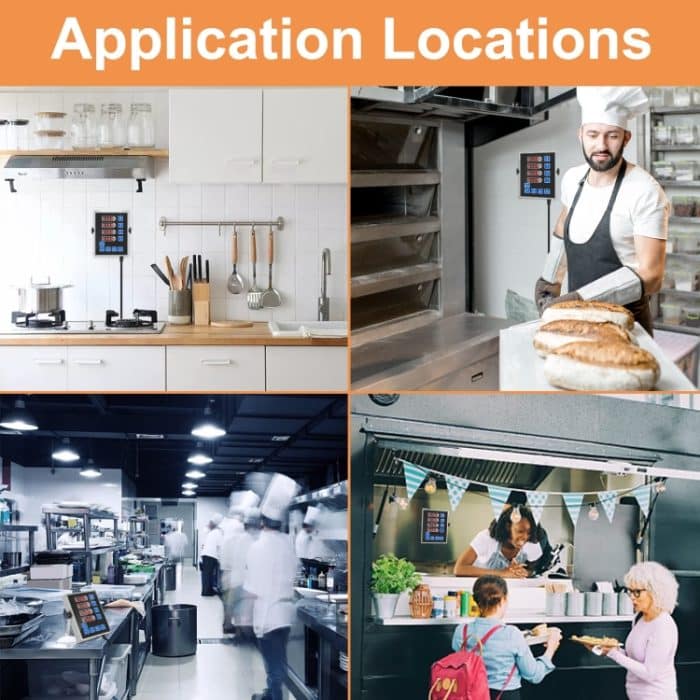 4 kanäle Kommerziellen Küche Timer Mit Laut Alarm Einstellbare Kochen Erinnerung, EU Plug, US Plug, UK Plug, AU Plug – Bild 7