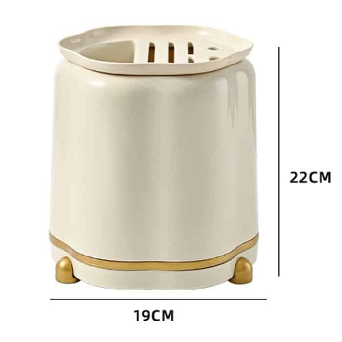 Rotierender Messerständer für die Küche, multifunktionales Besteckregal, All-in-One-Aufbewahrungsregal für Essstäbchen für den Haushalt – Bild 3