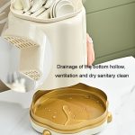 Rotierender Messerständer für die Küche, multifunktionales Besteckregal, All-in-One-Aufbewahrungsregal für Essstäbchen für den Haushalt – Bild 5