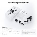 Leichte Vorbauklemme Fahrradhalterung 360 Grad verstellbar Sportkamera Universal, TELESIN TE-HBM-004 – Bild 11