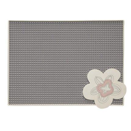 PVC Wärmedämmung Tisch Matte Bar Coaster Küche Restaurant Verdickt Nicht-Slip Drainage Matte, 41.3x31.1cm