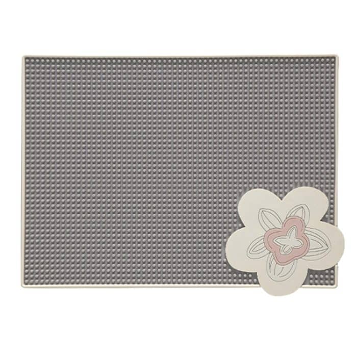 PVC Wärmedämmung Tisch Matte Bar Coaster Küche Restaurant Verdickt Nicht-Slip Drainage Matte, 41.3x31.1cm – Bild 1