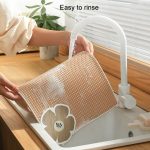 PVC Wärmedämmung Tisch Matte Bar Coaster Küche Restaurant Verdickt Nicht-Slip Drainage Matte, 41.3x31.1cm – Bild 4