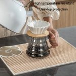 PVC Wärmedämmung Tisch Matte Bar Coaster Küche Restaurant Verdickt Nicht-Slip Drainage Matte, 41.3x31.1cm – Bild 5