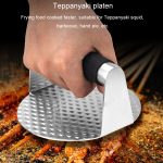 304 Edelstahl Runde Fleisch Patty Presse Werkzeug Küche Liefert Burger Presser – Bild 5