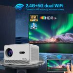 M10 Plus 1280x720P Projektor 2,4G / 5G WIFI Bluetooth 5.2 Android 11 System Heimkino, US Plug, AU Plug, UK Plug, EU Plug – Bild 2