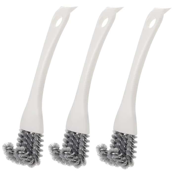TBD0604911801A.jpg 3 stücke 2-in-1 Küche Herd Reinigung Pinsel Schaufel Grill Rack Reinigung Pinsel, 2-in-1 BBQ Cleaning Brush – Bild 1