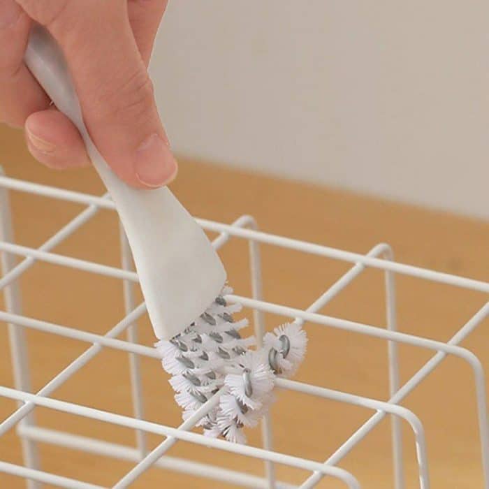 3 stücke 2-in-1 Küche Herd Reinigung Pinsel Schaufel Grill Rack Reinigung Pinsel, 2-in-1 BBQ Cleaning Brush – Bild 8