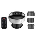 Schröpftherapie-Massagegerät-Set mit 12 Geschwindigkeiten und Fernbedienung, mit 3 Schröpfköpfen