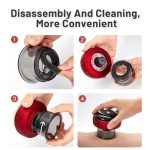 Schröpftherapie-Massagegerät-Set mit 12 Geschwindigkeiten und Fernbedienung, mit 3 Schröpfköpfen – Bild 8