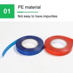 2 stücke Rebschnitt Maschine Umreifung Band Gartenarbeit Taping Zubehör, Red, Blue, White – Bild 4