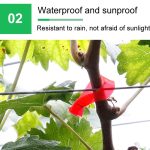 2 stücke Rebschnitt Maschine Umreifung Band Gartenarbeit Taping Zubehör, Red, Blue, White – Bild 5