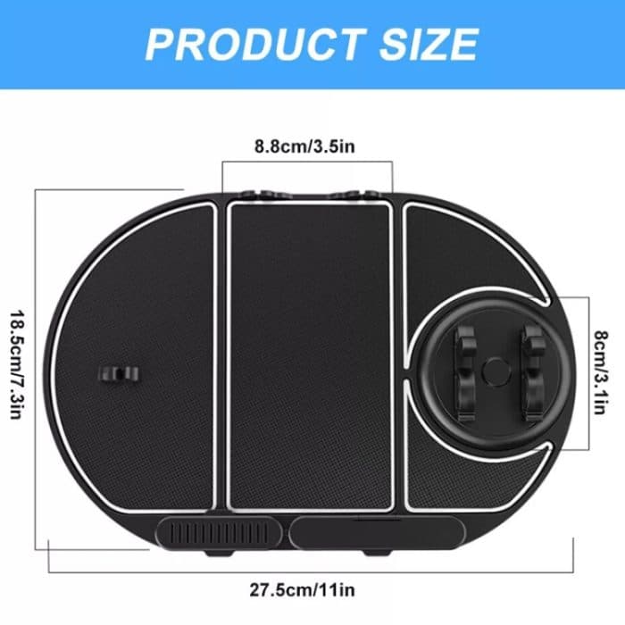 Autotelefonhalter Mittelkonsole Silikon Anti-Rutsch-Pad, CH09 – Bild 3