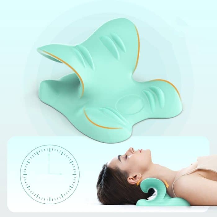 Nacken-Nackenmassagegerät, Cervical Corretor, Akupressur, C-Typ, Traktionsunterstützung, Massagekissen – Bild 2