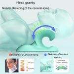 Nacken-Nackenmassagegerät, Cervical Corretor, Akupressur, C-Typ, Traktionsunterstützung, Massagekissen – Bild 5