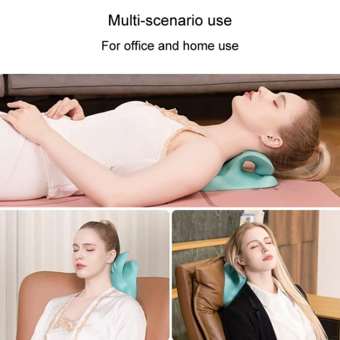 Nacken-Nackenmassagegerät, Cervical Corretor, Akupressur, C-Typ, Traktionsunterstützung, Massagekissen – Bild 7