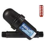 Landwirtschaftliche Bewässerung Microspray Wassersparfilter Y-Typ Edelstahl Mesh Container Maker, 6 Point, 1 inch