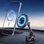 Mittelkonsole 360° drehbarer magnetischer Autotelefonhalter aus Zinklegierung für die Fahrzeugnavigation, Magnetic Holder – Bild 2