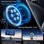 Mittelkonsole 360° drehbarer magnetischer Autotelefonhalter aus Zinklegierung für die Fahrzeugnavigation, Magnetic Holder – Bild 6