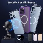 Mittelkonsole 360° drehbarer magnetischer Autotelefonhalter aus Zinklegierung für die Fahrzeugnavigation, Magnetic Holder – Bild 8