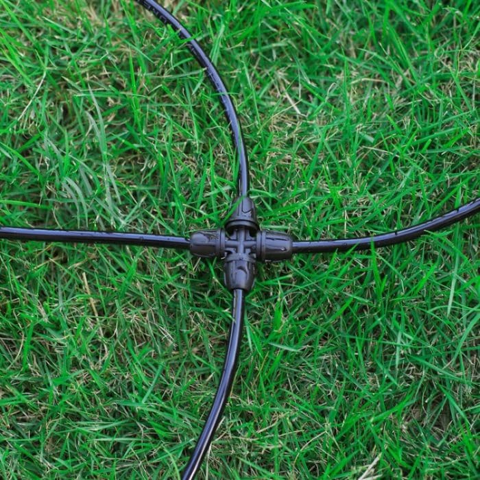 5 stücke 4/7 Rohr Fitting Tropf Bewässerung Zubehör Gartenarbeit Bewässerung Bewässerung Armaturen – Bild 6