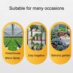 2 stücke 8/11 Zu 4/7 Dual Locking Minderer Tropf Bewässerung Armaturen Gartenarbeit Schlauch Sprinkler Stecker, 6 Way, 4 Way, 3 Way – Bild 6