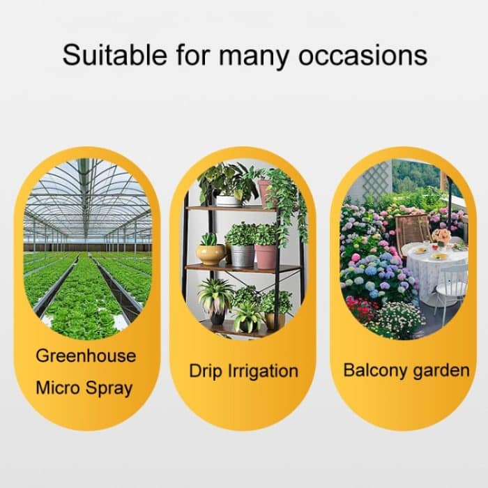 2 stücke 8/11 Zu 4/7 Dual Locking Minderer Tropf Bewässerung Armaturen Gartenarbeit Schlauch Sprinkler Stecker, 6 Way, 4 Way, 3 Way – Bild 6