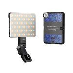 60 LEDs wiederaufladbares Clip-Fülllicht mit Vorder- und Rückseitenclip, 3 Lichtmodi für das Telefon einstellbar, A Type Blue, B Type Blue, A Type White, B Type White