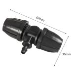 5 stücke 8/11 Zu 4/7 Reduzierung 3 Weg Tropf Bewässerung Armaturen Gartenarbeit Schlauch Micro Spray Fitting – Bild 2