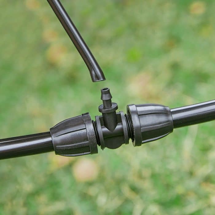 5 stücke 8/11 Zu 4/7 Reduzierung 3 Weg Tropf Bewässerung Armaturen Gartenarbeit Schlauch Micro Spray Fitting – Bild 5