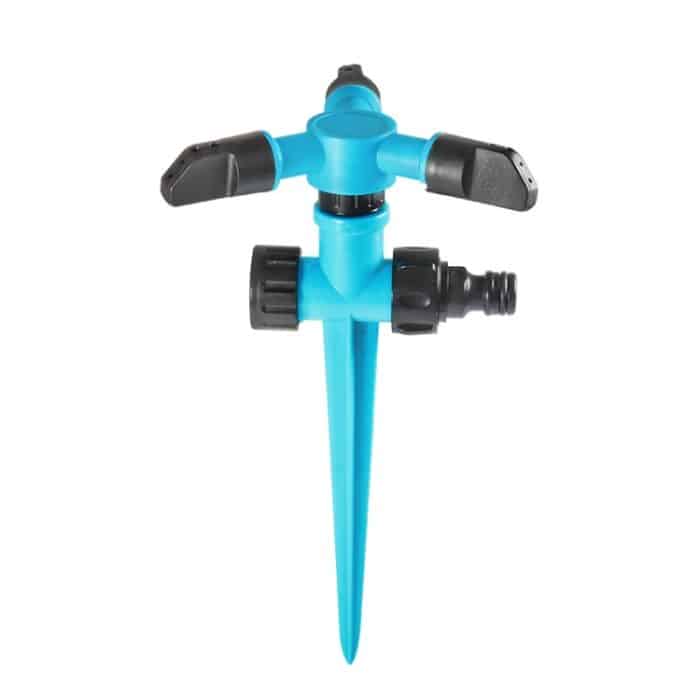 Automatische rotierende Kunststoff-Bodensprinkler Garten Rasen Dreieck Sprühdüsen – Bild 1