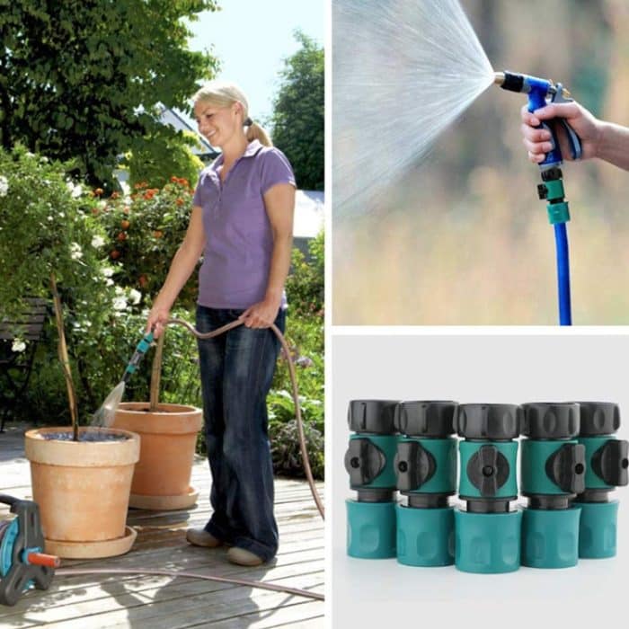 Auto Waschen Schlauch Armaturen Ventil Mit Schalter Garten Wasser Sprinkler Stecker, Dual Pacifier Valves, Single Pacifier Valve, Threading Valve, Ball Valve – Bild 2