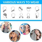 U-förmiges Kapuzenhandtuch mit Kältegefühl, für Strand, Camping, Fitness, Sonnenschutz, schnelltrocknend, Sport, kühlendes Stirnband, 65x30cm – Bild 6