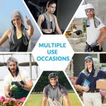 U-förmiges Kapuzenhandtuch mit Kältegefühl, für Strand, Camping, Fitness, Sonnenschutz, schnelltrocknend, Sport, kühlendes Stirnband, 65x30cm – Bild 8