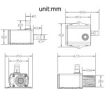 DC12V Solar Micro Brushless Kaltwasser-Umwälzpumpe für Brunnen, QR50H – Bild 5