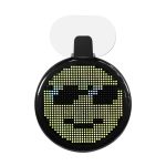 HI.GROOM Auto-LED-Pixel-Emoji-Lichter mit Bluetooth-Fernbedienung, interaktiver KI-Bildschirm, No Remote Control, With Remote Control
