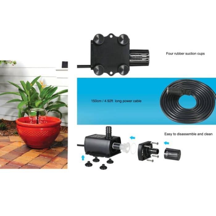 DC12V Solar Micro Brushless Kaltwasser-Umwälzpumpe für Brunnen, QR50C – Bild 6